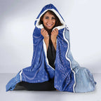 Roos Football Hooded Blanket Aboriginal Dot Art Pattern