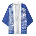 Custom Roos Football Kimono Aboriginal Dot Art Pattern