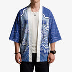 Custom Roos Football Kimono Aboriginal Dot Art Pattern