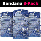 Roos Football Neck Gaiter Aboriginal Dot Art Pattern