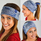 Roos Football Neck Gaiter Aboriginal Dot Art Pattern