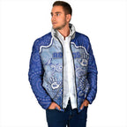 Custom Roos Football Padded Jacket Aboriginal Dot Art Pattern