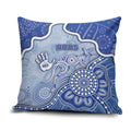 Roos Football Pillow Cover Aboriginal Dot Art Pattern