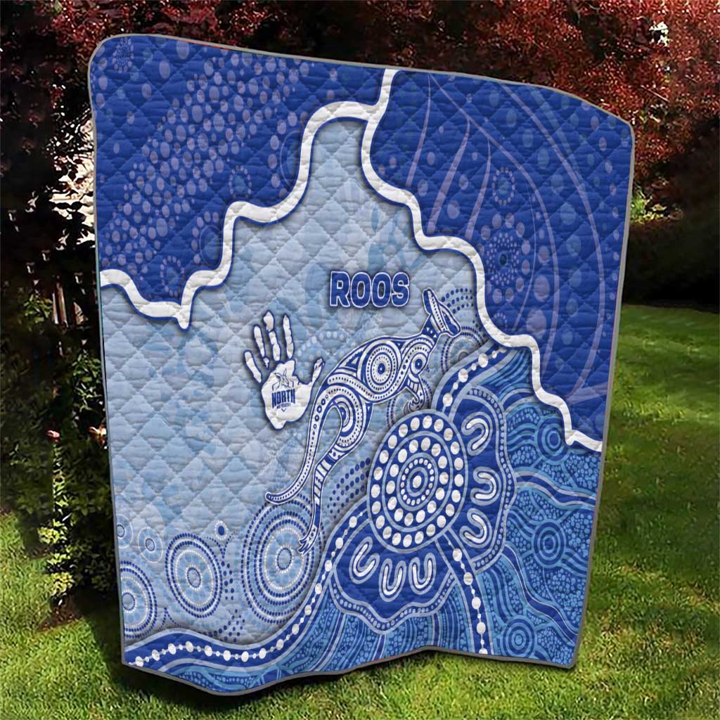 Roos Football Quilt Aboriginal Dot Art Pattern