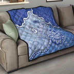 Roos Football Quilt Aboriginal Dot Art Pattern