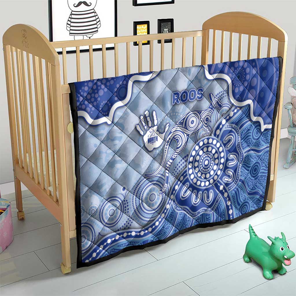 Roos Football Quilt Aboriginal Dot Art Pattern