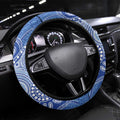 Roos Football Steering Wheel Cover Aboriginal Dot Art Pattern