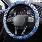 Roos Football Steering Wheel Cover Aboriginal Dot Art Pattern