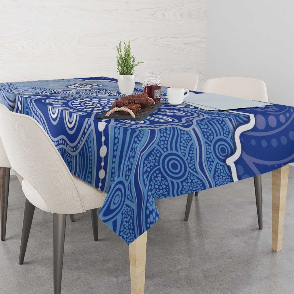 Roos Football Tablecloth Aboriginal Dot Art Pattern