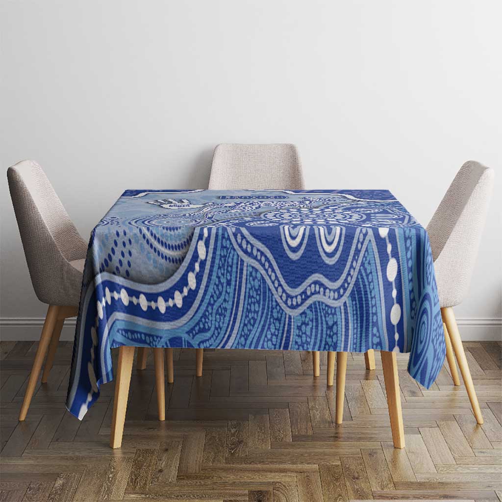 Roos Football Tablecloth Aboriginal Dot Art Pattern