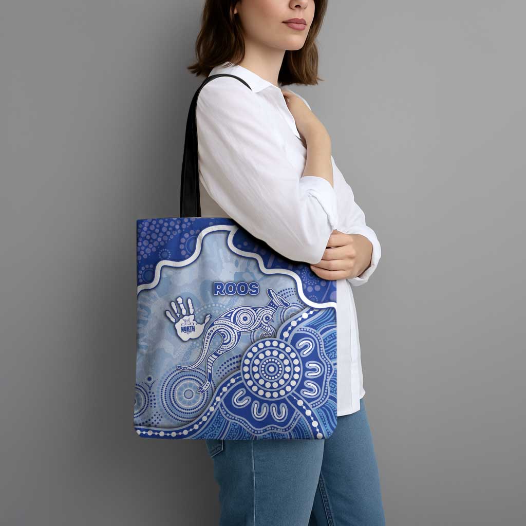 Roos Football Tote Bag Aboriginal Dot Art Pattern