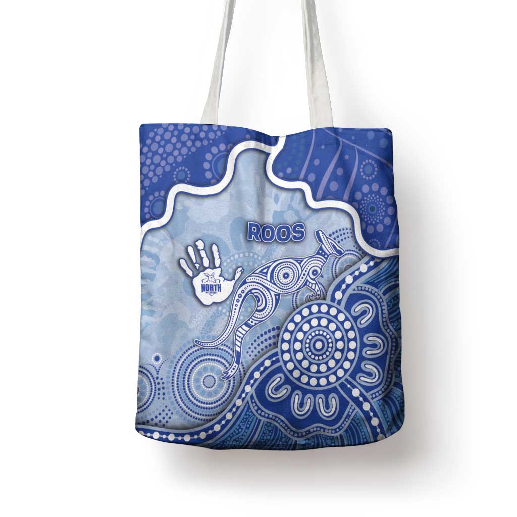 Roos Football Tote Bag Aboriginal Dot Art Pattern