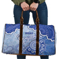 Roos Football Travel Bag Aboriginal Dot Art Pattern