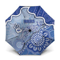 Roos Football Umbrella Aboriginal Dot Art Pattern