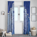 Roos Football Window Curtain Aboriginal Dot Art Pattern