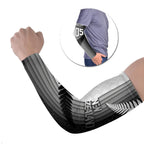 Custom New Zealand Football Arm Sleeves Silver Fern Maori Pattern Monochrome
