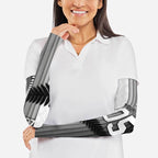 Custom New Zealand Football Arm Sleeves Silver Fern Maori Pattern Monochrome
