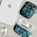 Custom Power Football AirPods Case Aboriginal Dot Art Pattern