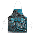 Custom Power Football Apron Aboriginal Dot Art Pattern