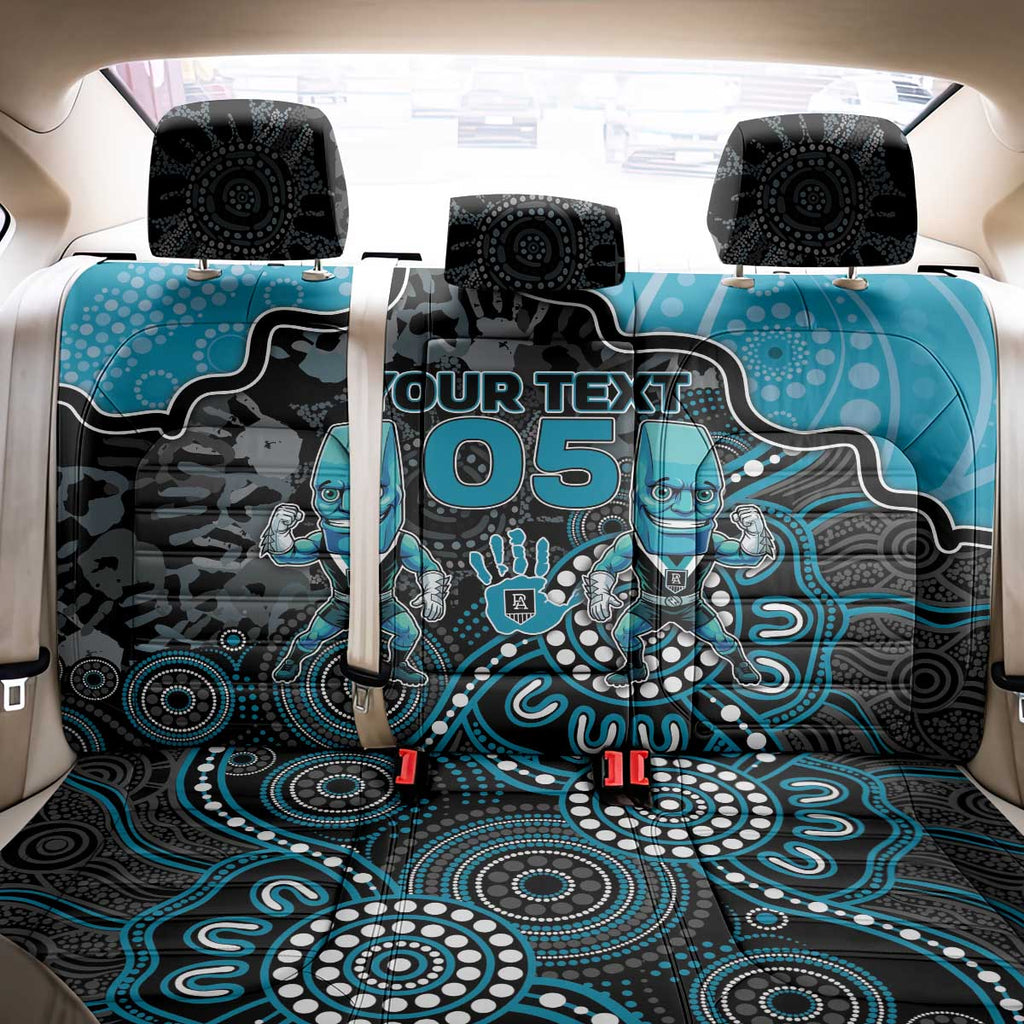Custom Power Football Back Car Seat Cover Aboriginal Dot Art Pattern