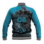 Custom Power Football Baseball Jacket Aboriginal Dot Art Pattern