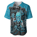 Custom Power Football Baseball Jersey Aboriginal Dot Art Pattern