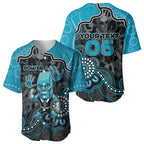 Custom Power Football Baseball Jersey Aboriginal Dot Art Pattern