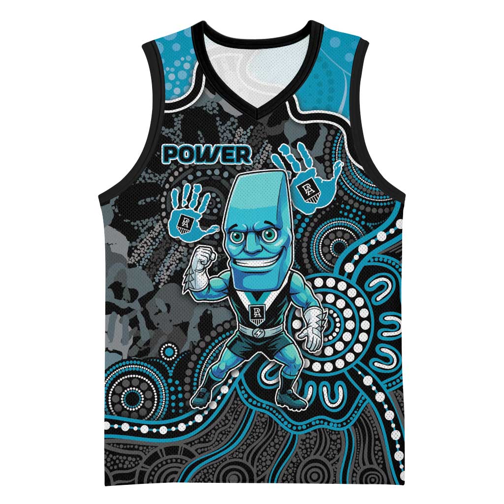 Custom Power Football Basketball Jersey Aboriginal Dot Art Pattern