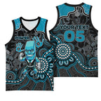 Custom Power Football Basketball Jersey Aboriginal Dot Art Pattern