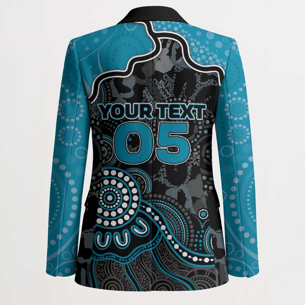 Custom Power Football Blazer Aboriginal Dot Art Pattern