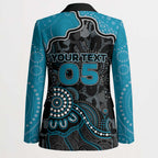 Custom Power Football Blazer Aboriginal Dot Art Pattern