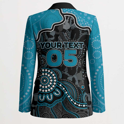 Custom Power Football Blazer Aboriginal Dot Art Pattern