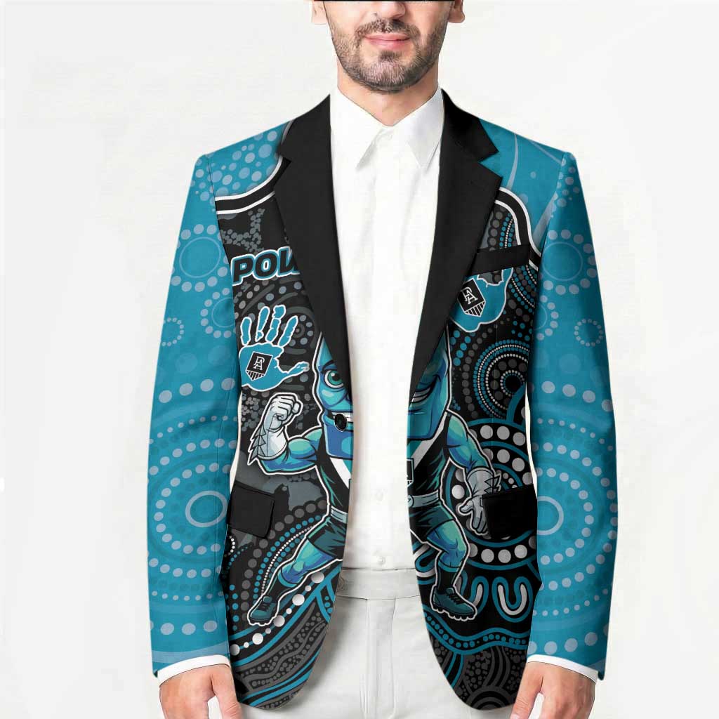 Custom Power Football Blazer Aboriginal Dot Art Pattern