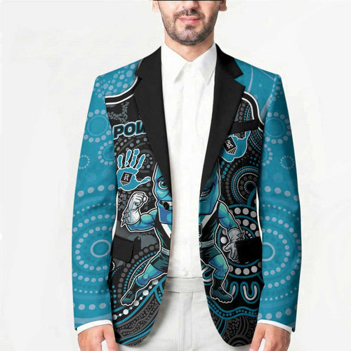 Custom Power Football Blazer Aboriginal Dot Art Pattern