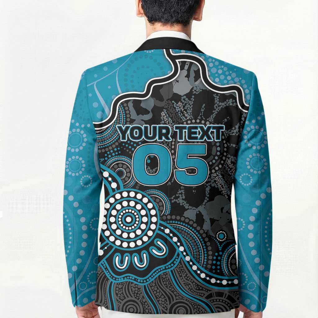 Custom Power Football Blazer Aboriginal Dot Art Pattern