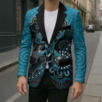 Custom Power Football Blazer Aboriginal Dot Art Pattern