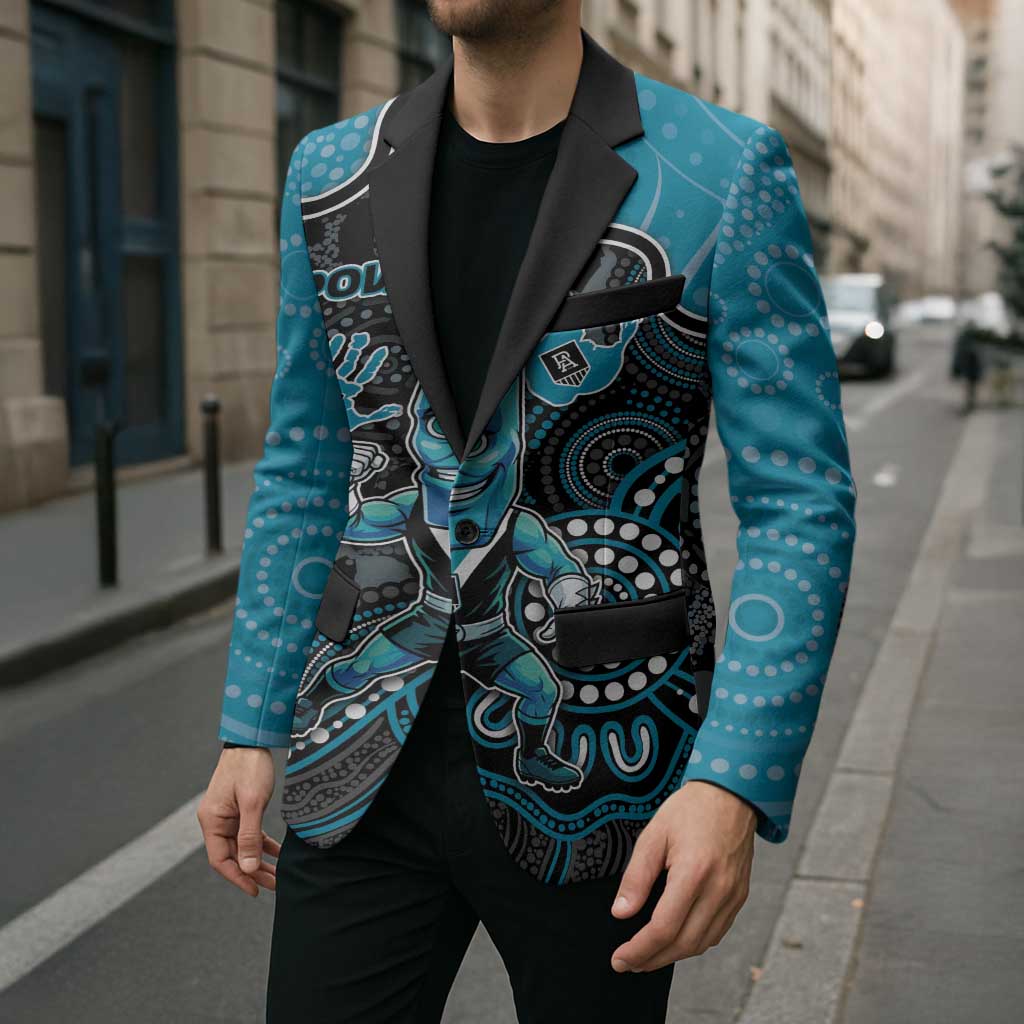 Custom Power Football Blazer Aboriginal Dot Art Pattern