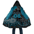 Custom Power Football Cloak Aboriginal Dot Art Pattern