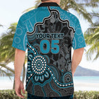 Custom Power Football Hawaiian Shirt Aboriginal Dot Art Pattern