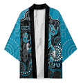 Custom Power Football Kimono Aboriginal Dot Art Pattern