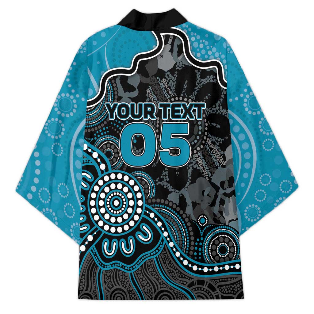 Custom Power Football Kimono Aboriginal Dot Art Pattern