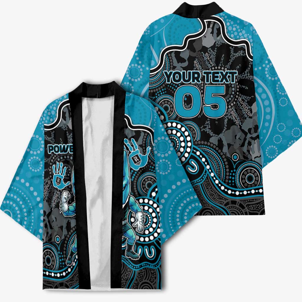 Custom Power Football Kimono Aboriginal Dot Art Pattern