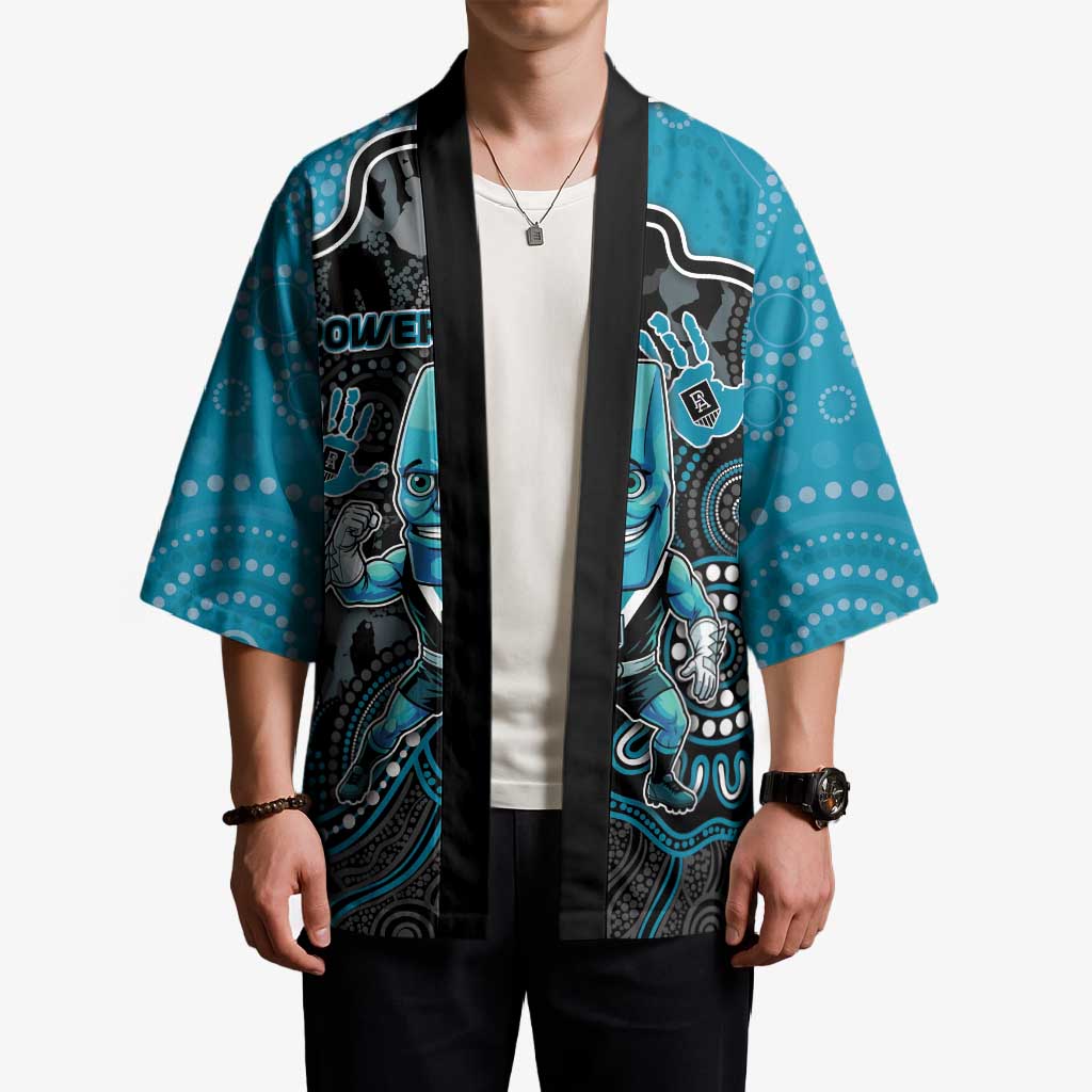 Custom Power Football Kimono Aboriginal Dot Art Pattern