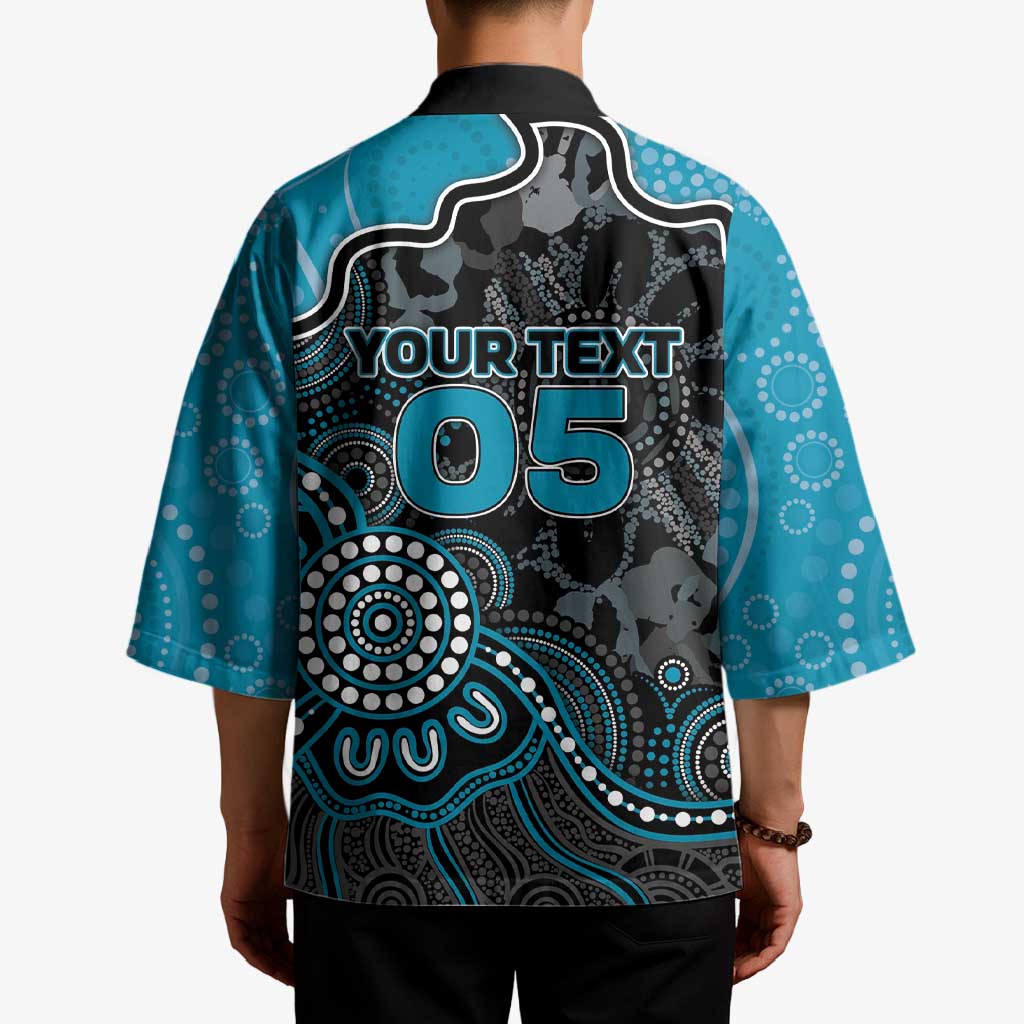 Custom Power Football Kimono Aboriginal Dot Art Pattern