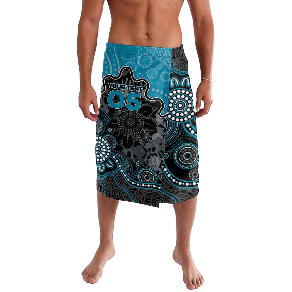 Custom Power Football Lavalava Aboriginal Dot Art Pattern