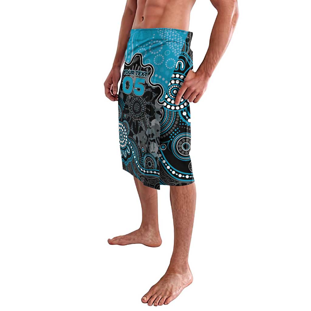 Custom Power Football Lavalava Aboriginal Dot Art Pattern