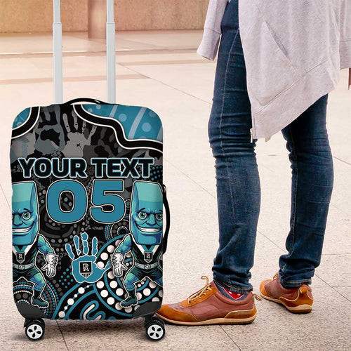 Custom Power Football Luggage Cover Aboriginal Dot Art Pattern