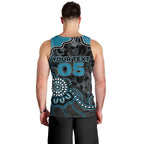 Custom Power Football Men Tank Top Aboriginal Dot Art Pattern