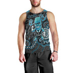 Custom Power Football Men Tank Top Aboriginal Dot Art Pattern