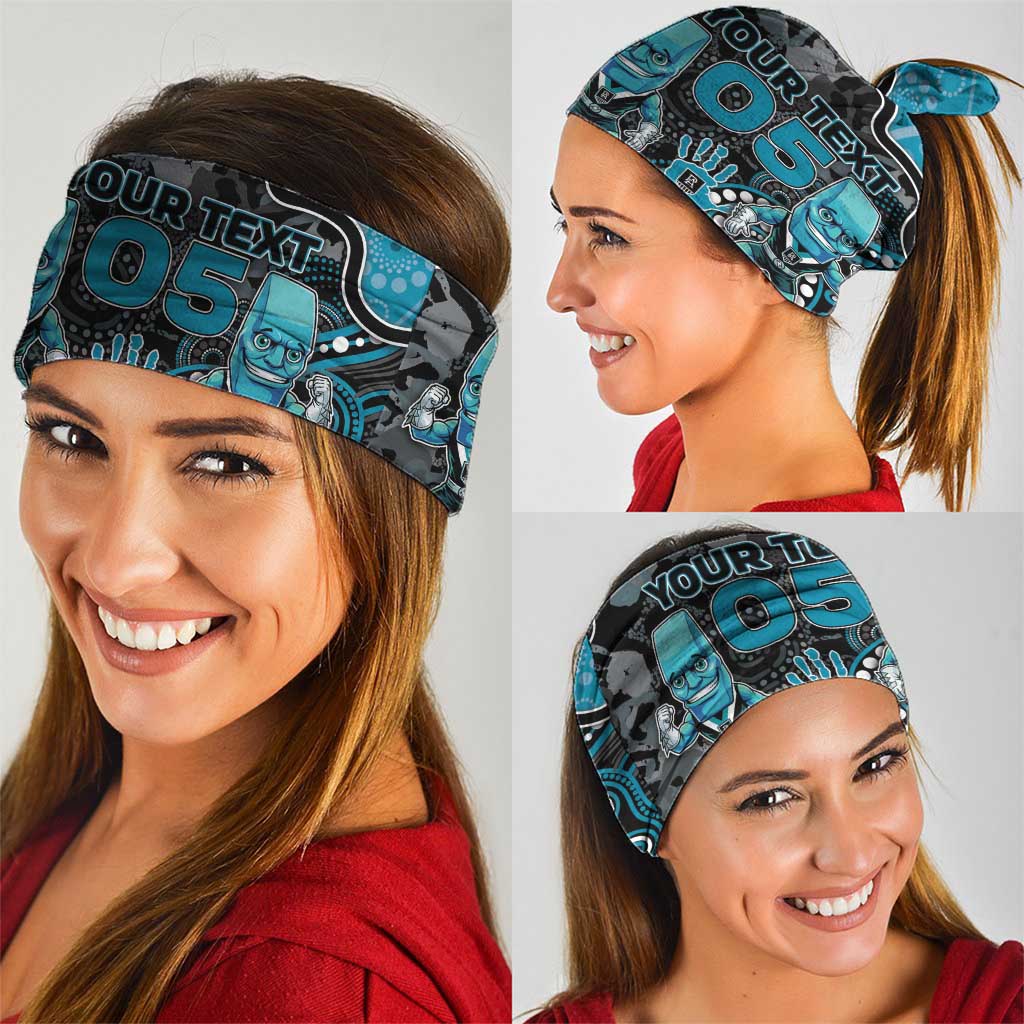 Custom Power Football Neck Gaiter Aboriginal Dot Art Pattern